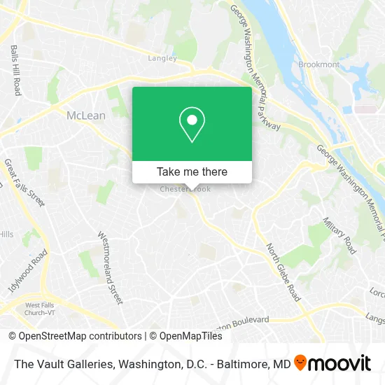 The Vault Galleries map