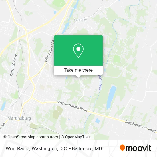 Wrnr Radio map