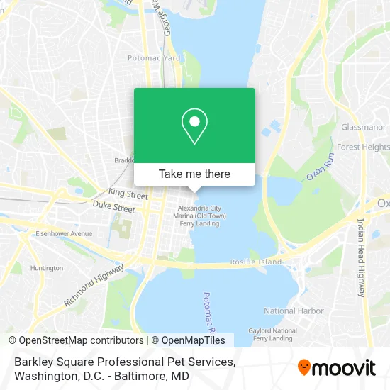 Barkley Square Professional Pet Services map