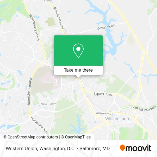 Western Union map