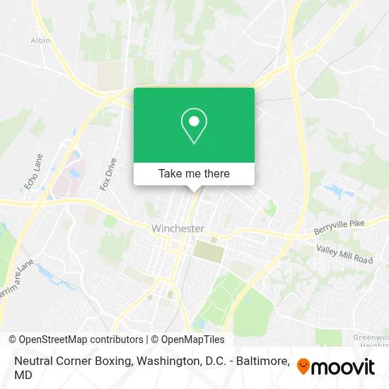 Neutral Corner Boxing map