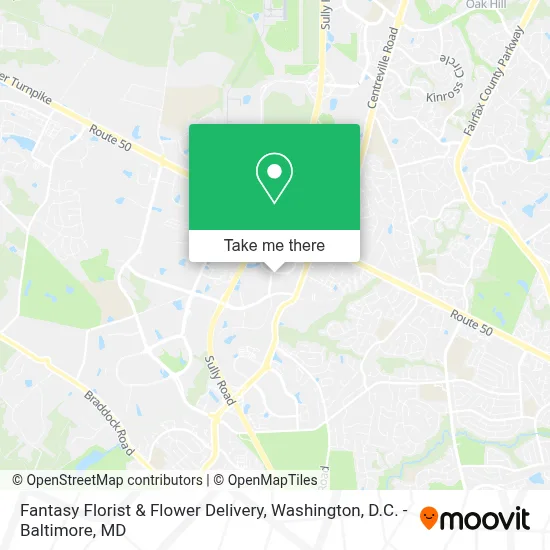 Fantasy Florist & Flower Delivery map