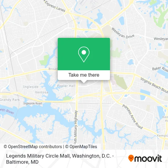 Legends Military Circle Mall map