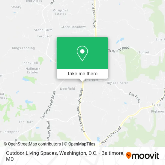 Outdoor Living Spaces map