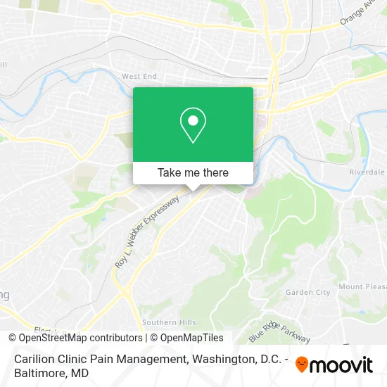 Carilion Clinic Pain Management map