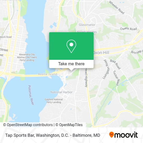 Tap Sports Bar map