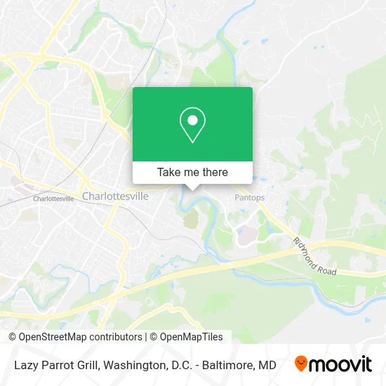 Lazy Parrot Grill map
