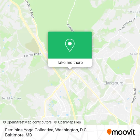 Feminine Yoga Collective map