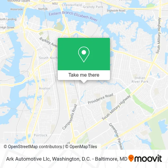 Ark Automotive Llc map