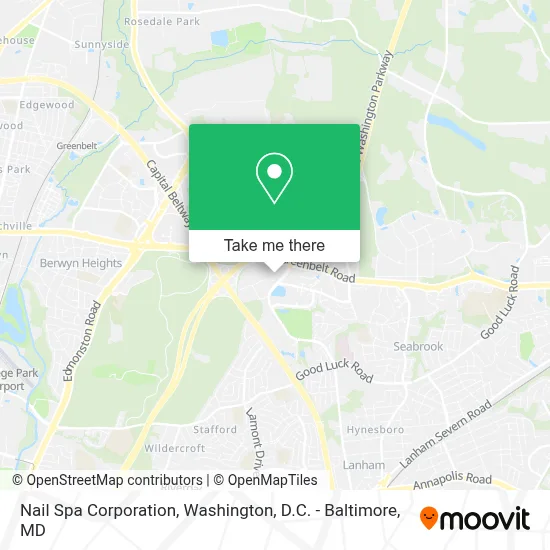 Nail Spa Corporation map