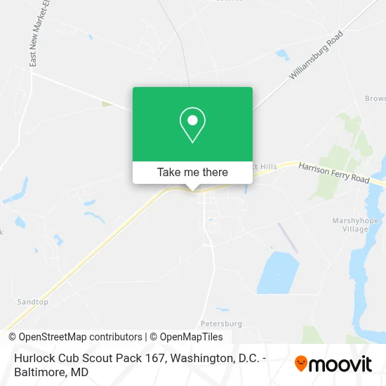 Hurlock Cub Scout Pack 167 map