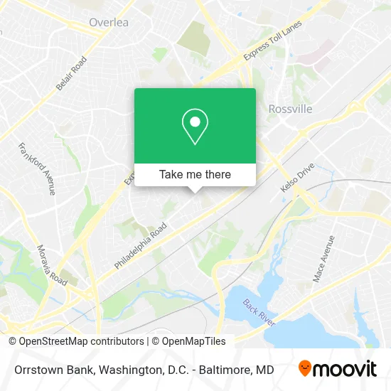Orrstown Bank map