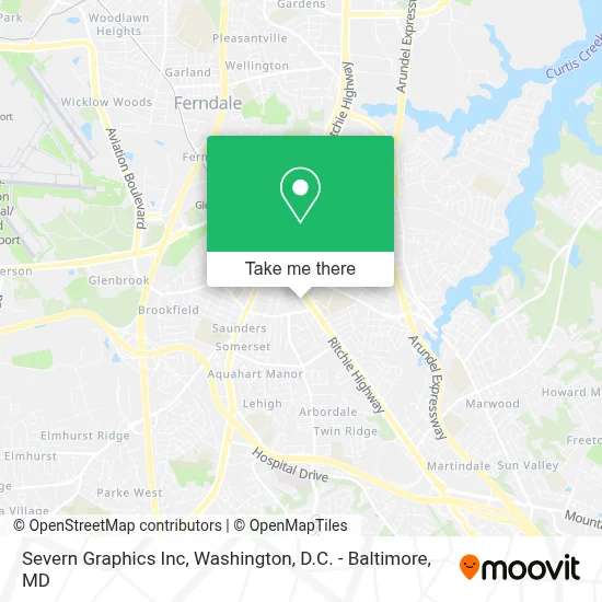 Severn Graphics Inc map