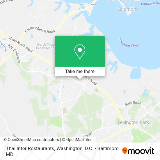 Thai Inter Restaurants map