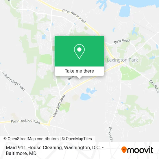 Maid 911 House Cleaning map
