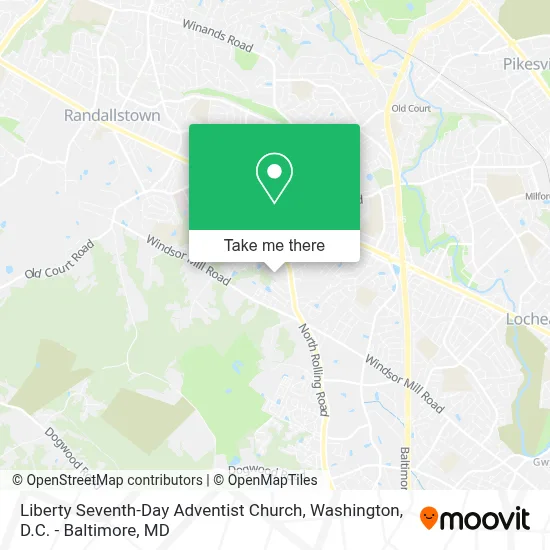 Liberty Seventh-Day Adventist Church map
