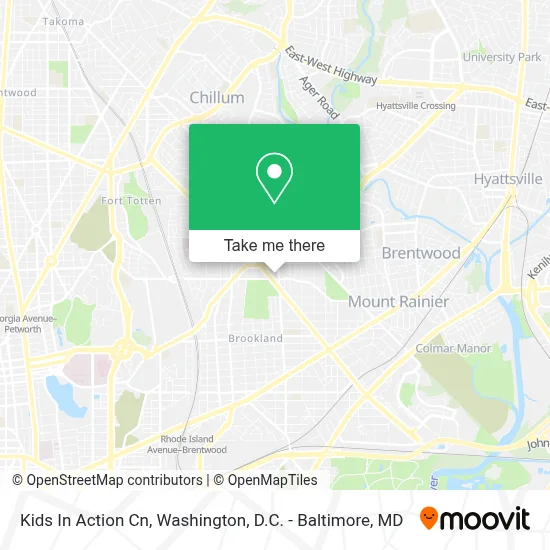 Kids In Action Cn map