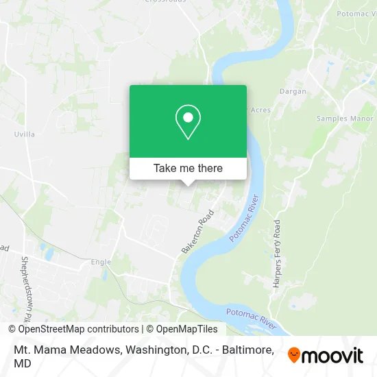 Mt. Mama Meadows map