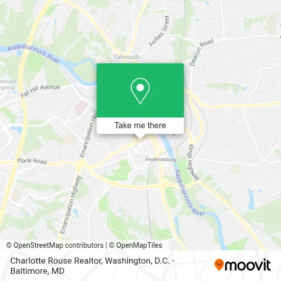 Charlotte Rouse Realtor map