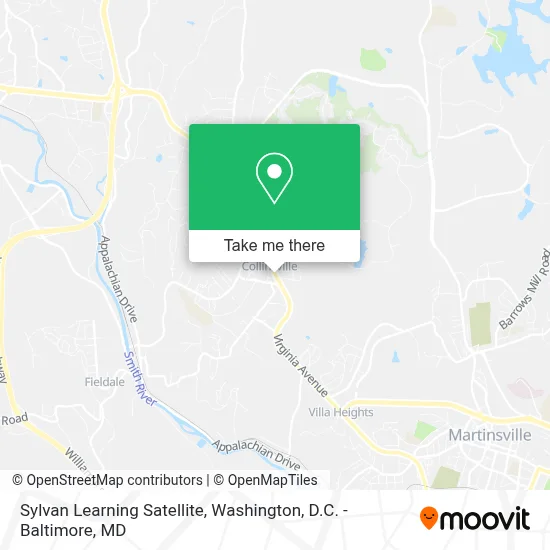 Sylvan Learning Satellite map