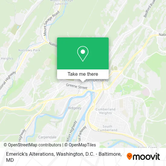 Emerick's Alterations map
