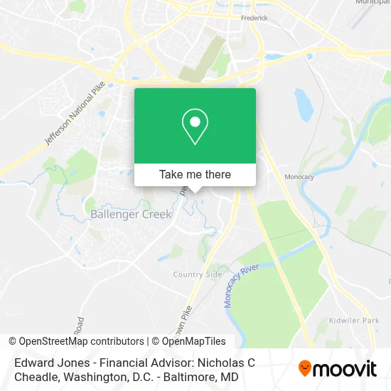 Edward Jones - Financial Advisor: Nicholas C Cheadle map