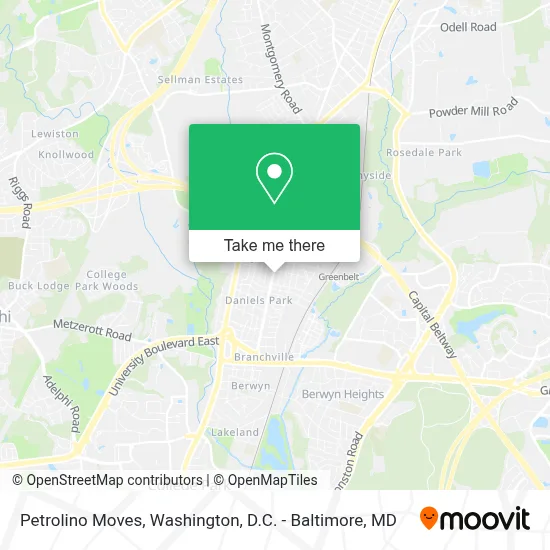 Petrolino Moves map