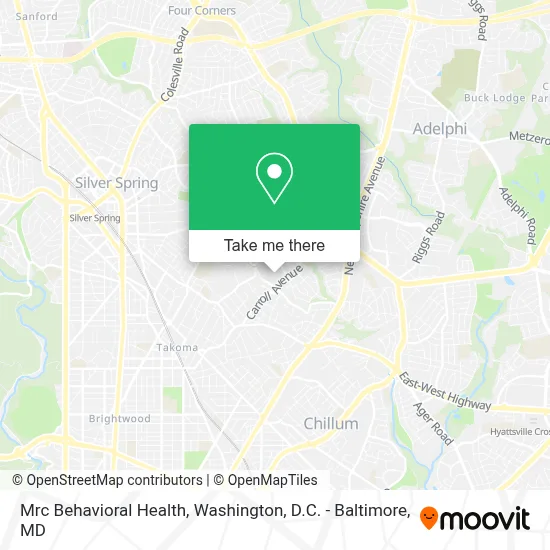 Mrc Behavioral Health map