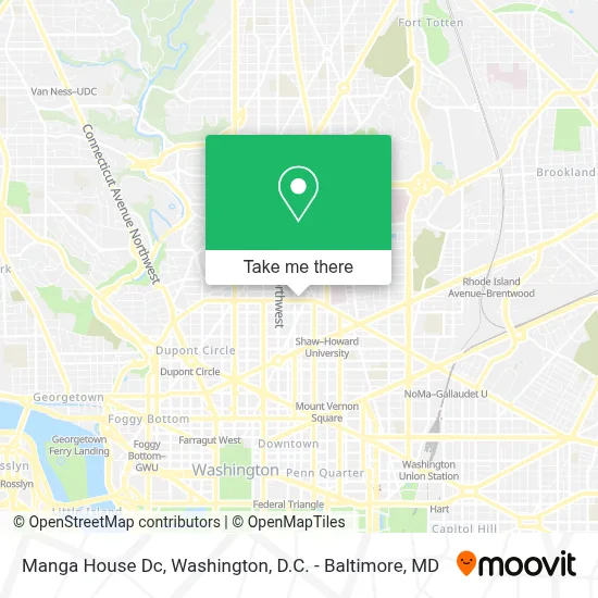 Manga House Dc map
