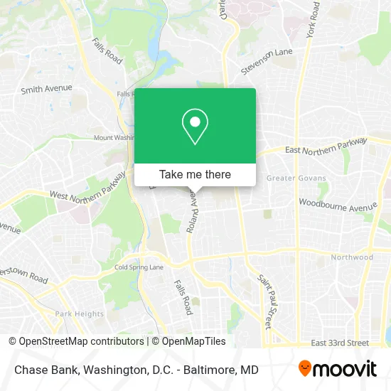 Chase Bank map
