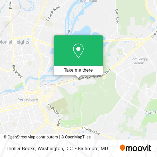 Thriller Books map