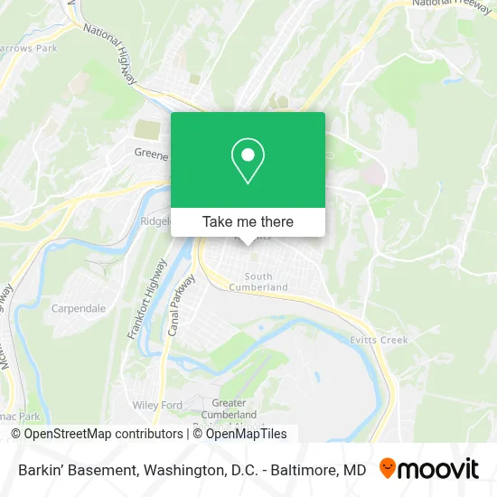 Barkin’ Basement map