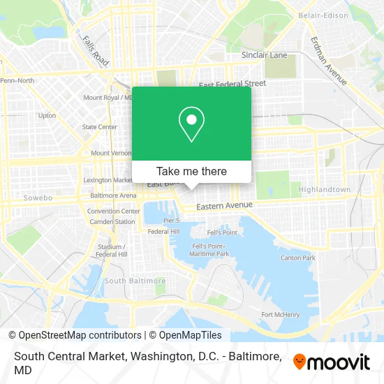 South Central Market map