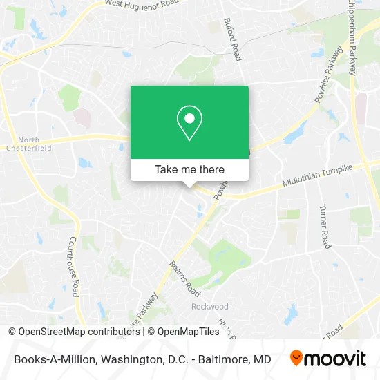 Books-A-Million map