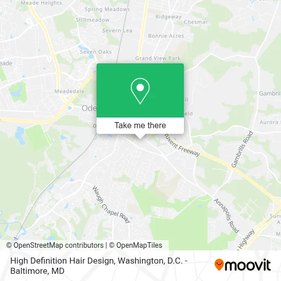 High Definition Hair Design map