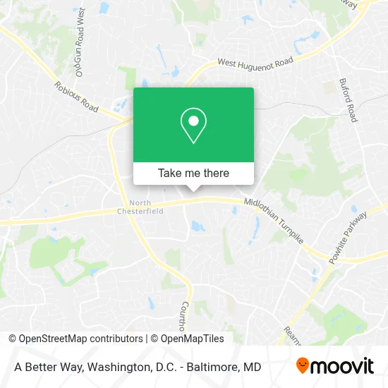 A Better Way map