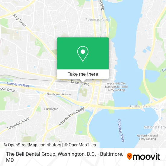 The Bell Dental Group map