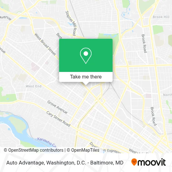 Auto Advantage map