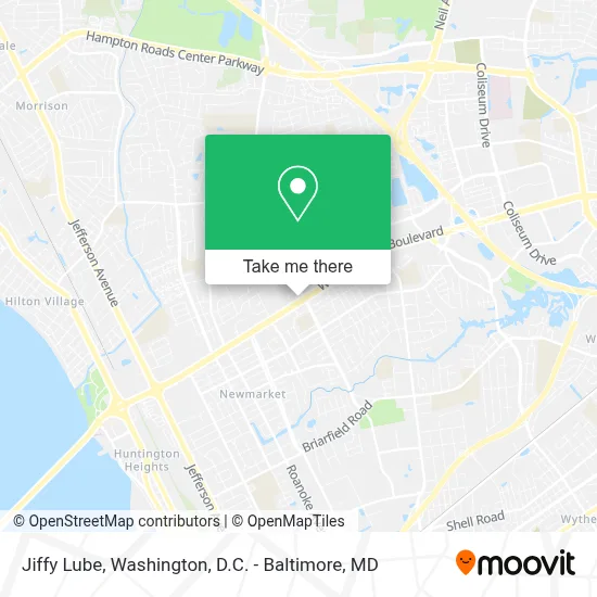 Jiffy Lube map
