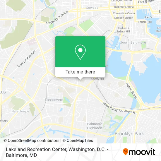 Lakeland Recreation Center map