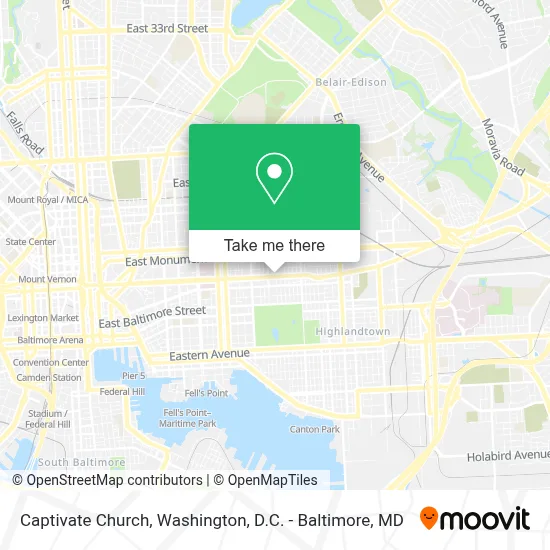 Captivate Church map