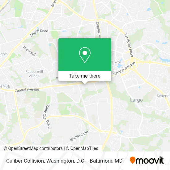 Caliber Collision map