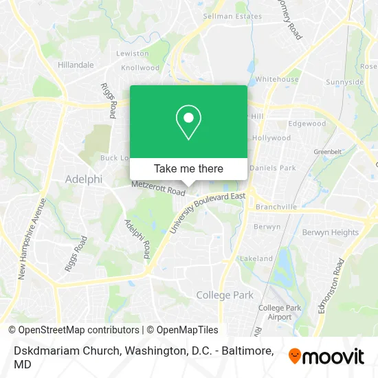 Dskdmariam Church map