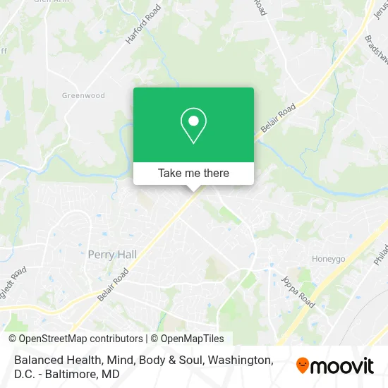 Balanced Health, Mind, Body & Soul map