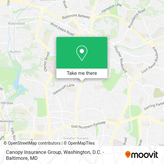 Canopy Insurance Group map