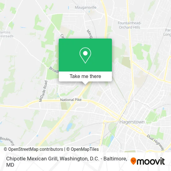 Chipotle Mexican Grill map