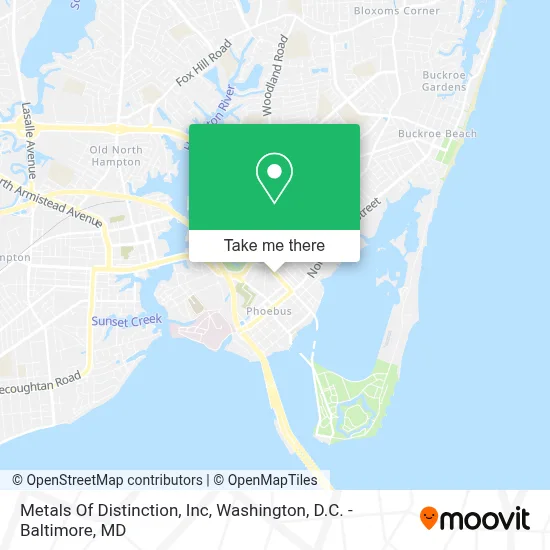 Metals Of Distinction, Inc map