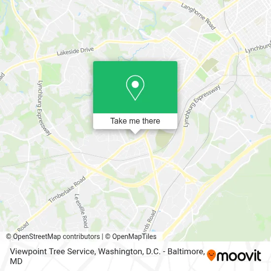 Viewpoint Tree Service map