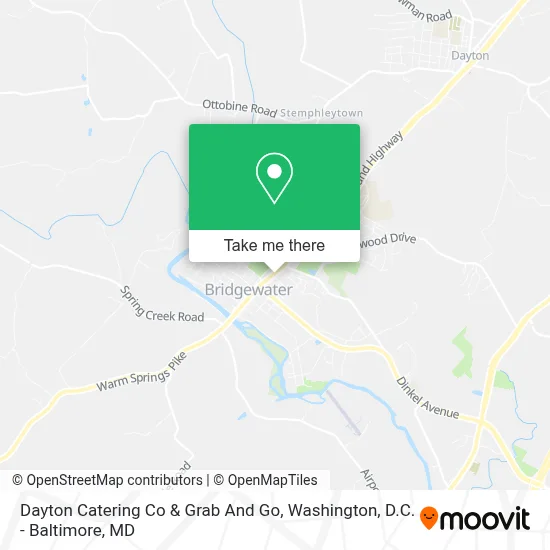 Dayton Catering Co & Grab And Go map