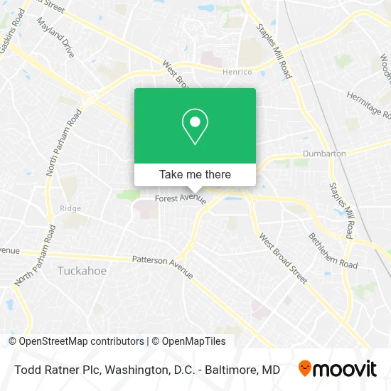 Todd Ratner Plc map